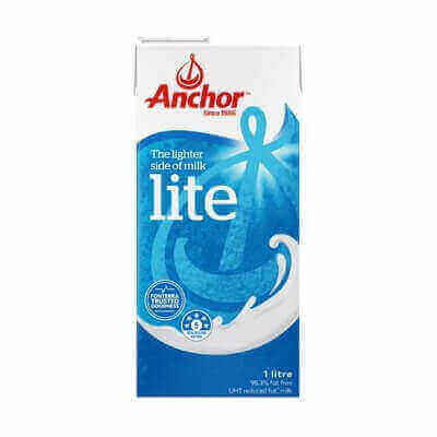 Anchor UHT Long Life Milk Lite Blue 1L