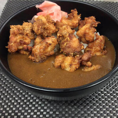 Karaage Fried Chicken Curry Don