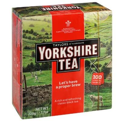 Taylors Yorkshire Proper Black Tea Bags 100 x 2.2g