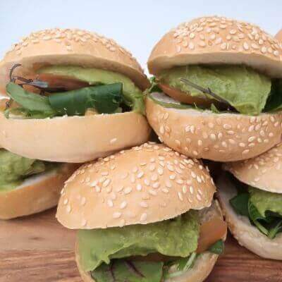 Mexican guacamole slider