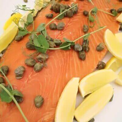 Hot Smoked Salmon Platter