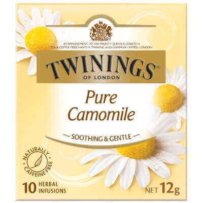 Twinings Pure Chamomile, Box of 10 Enveloped Tea Bags