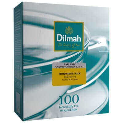 Dilmah Earl Grey, Box of 100 Enveloped Tea Bags