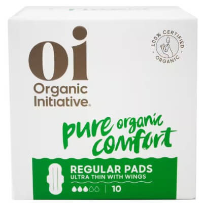 Oi Organic Pads Regular, 10 pack
