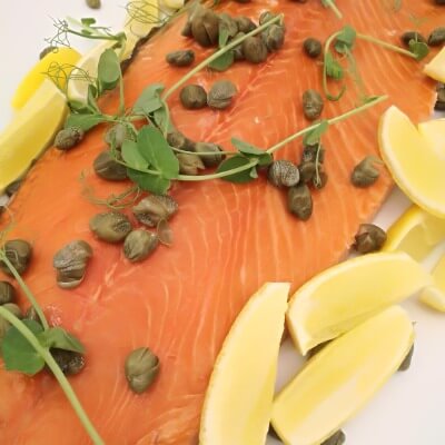 Hot Smoked Salmon Platter