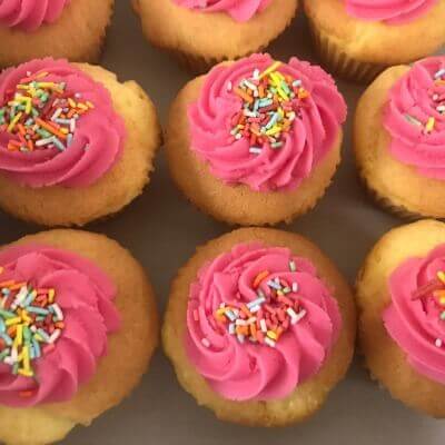 Iced cupcakes